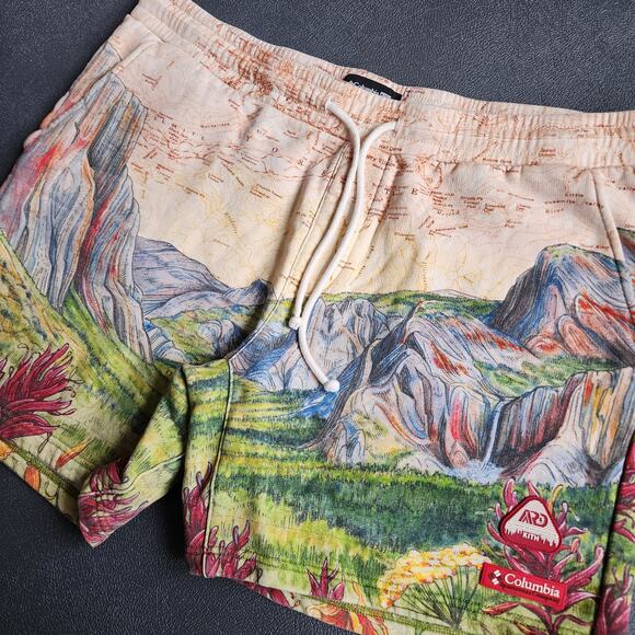 Columbia x KITH Yosemite Alpine Research Division AOP Shorts XL - Picture 7 of 13